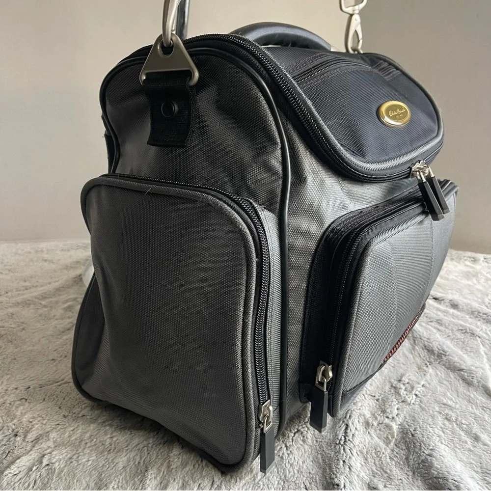 Eddie Bauer Gray Cabin Mate Tote Carry-on Luggage Like New